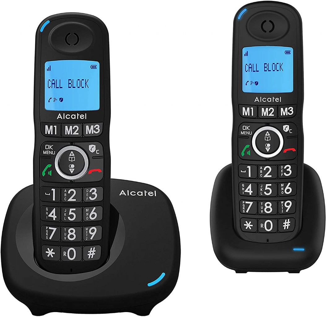 Telefono Alcatel Duo XL535 (Coppia) Cordless Nero